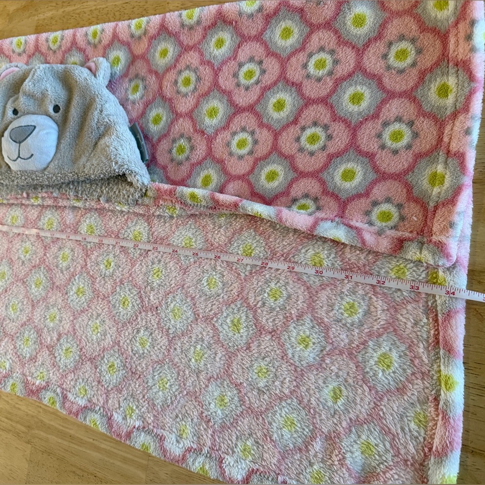 Blankets & Beyond Hooded Baby & Toddler Blanket - Bear Hooded Blanket, EUC! - Picture 13 of 16